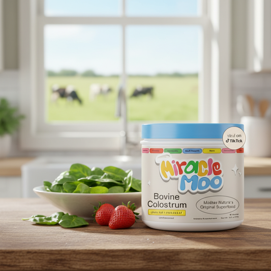 Colostrum Supplement – Gut Health • Immune Support • Hair Growth & Beauty • 60 Softgels