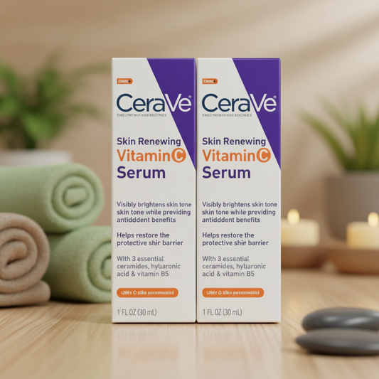 CeraVe Skin Renewing Vitamin C Serum 1 oz (2 Pack Bundle) –