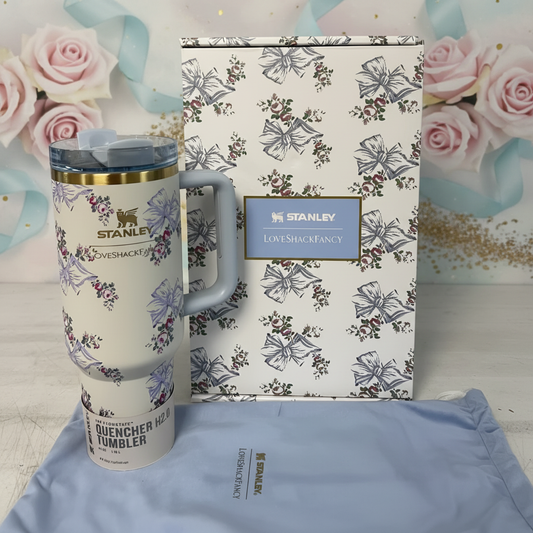 Stanley x LoveShackFancy Holiday Quencher Tumbler