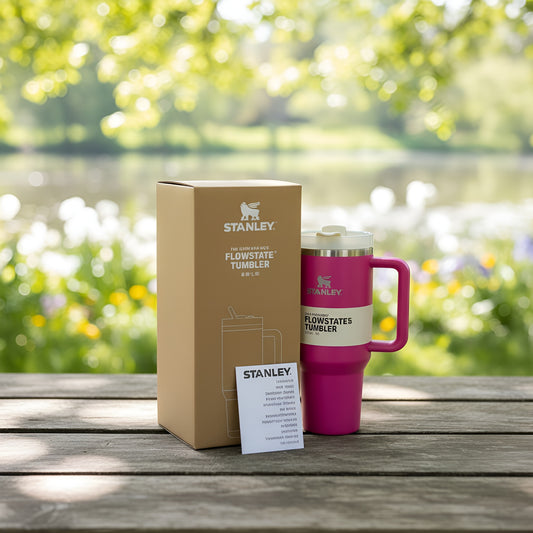 Travel Cup HolderH2.0 Tumbler with Handle and Straw – 40 oz
