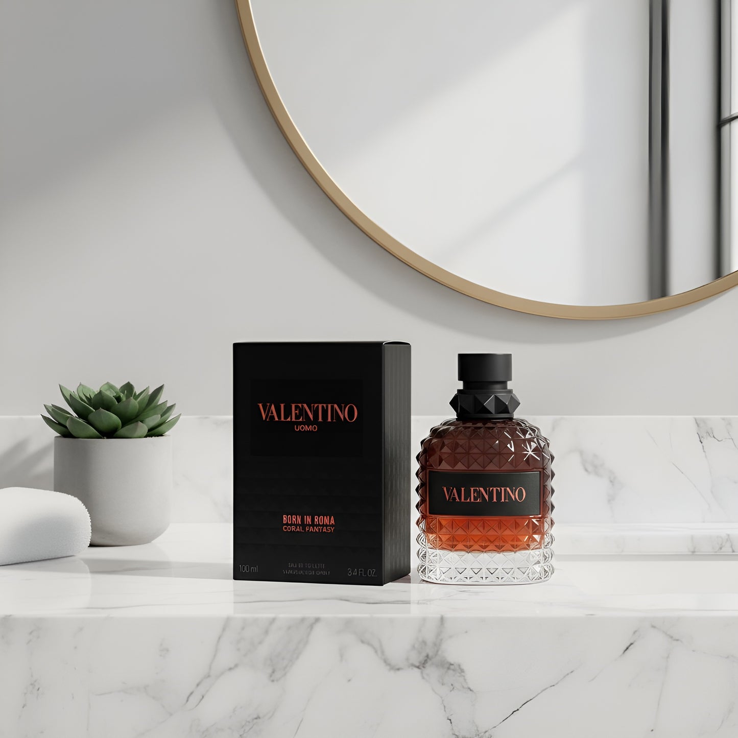 Valentino Uomo Born In Roma Coral Fantasy Eau de Toilette – 3.4 fl oz (100ml) Men's Luxury Fragrance